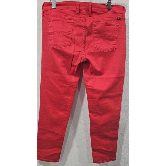 Lucky Brand Women's Charlie Capri Red Jeans Size 10/30 - Picture 4 of 13